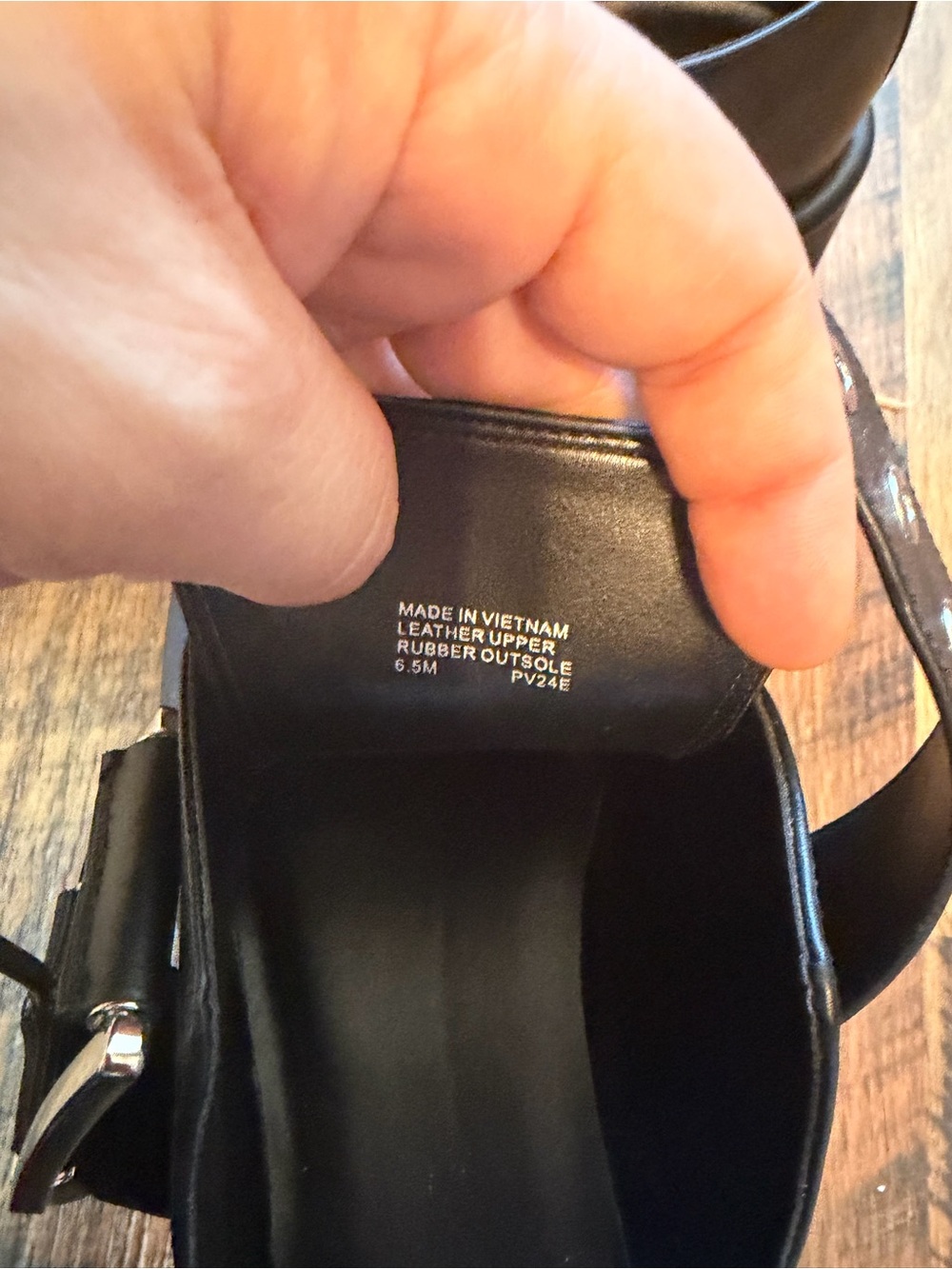 Michael Kors Black Leather Buckle Loafers for Women - Picture 4 of 5